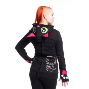 black cat hood ladies