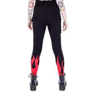 blood flame leggings ladies