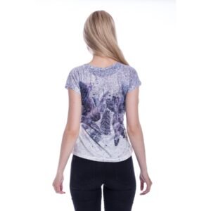 feather drop t shirt ladies