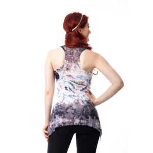 feather flower lp vest ladies