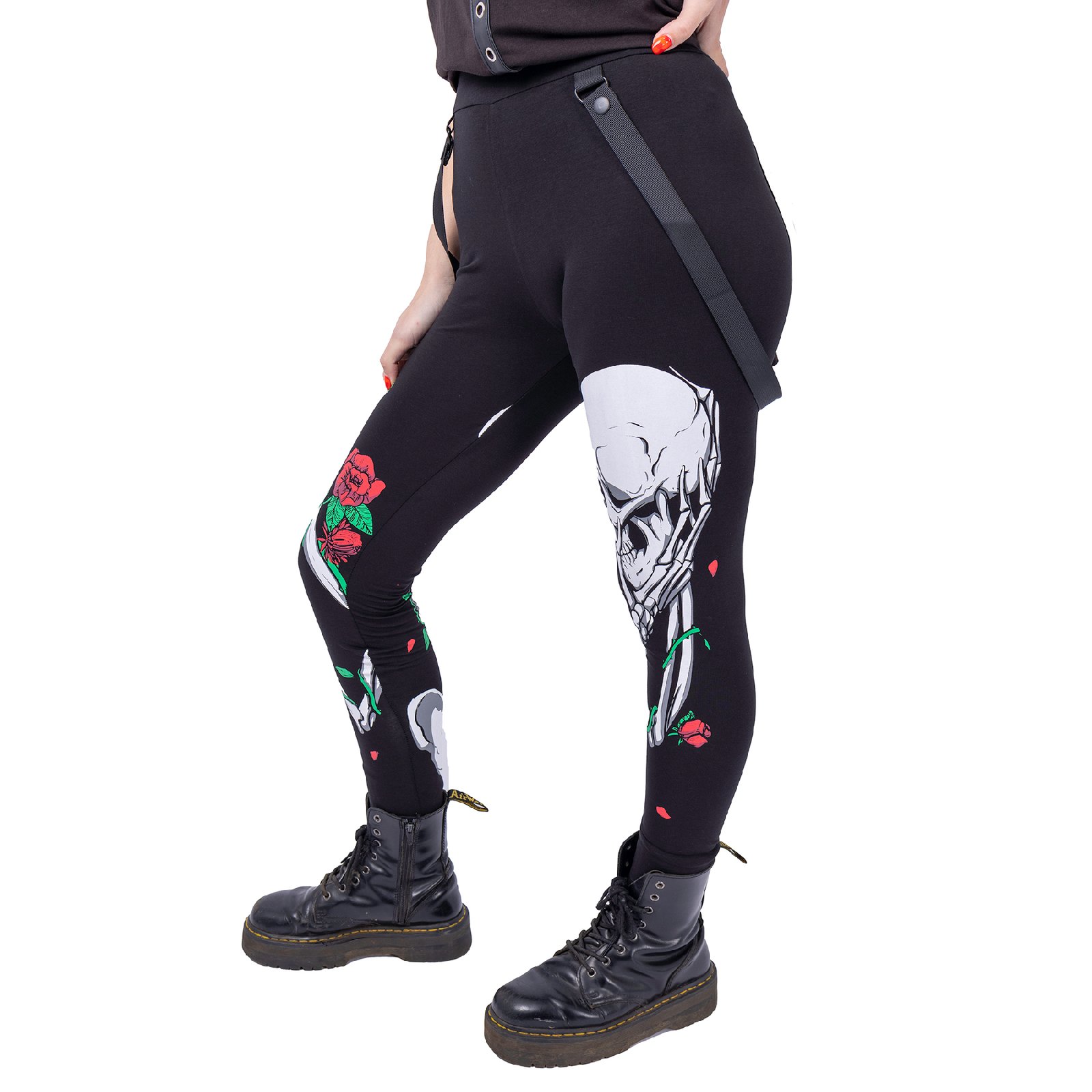garden skull leggings ladies garden skull leggings ladies