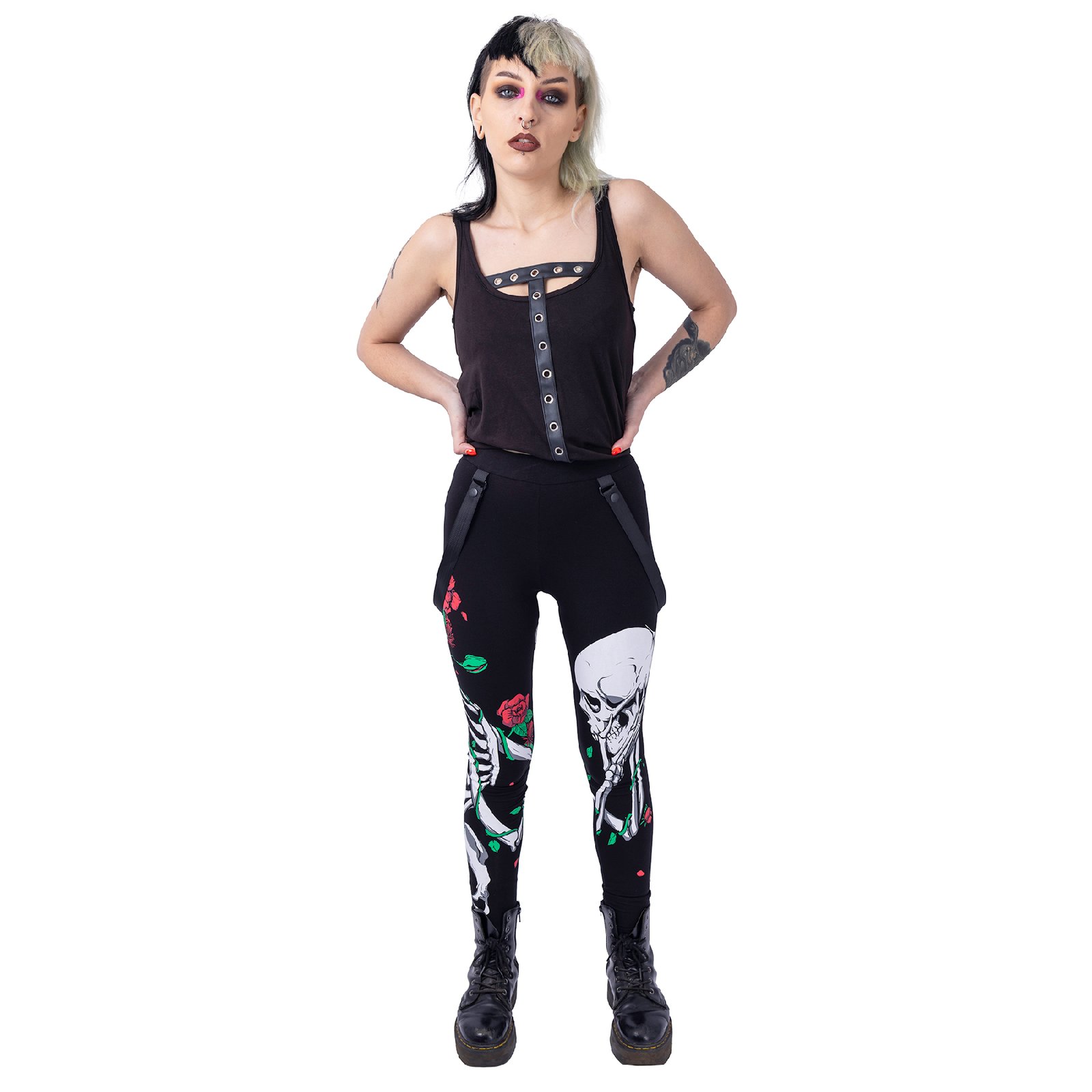 garden skull leggings ladies garden skull leggings ladies