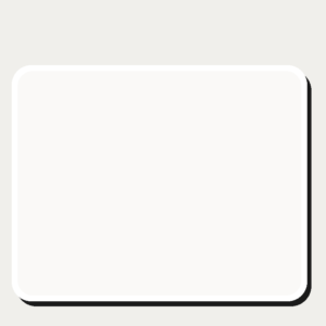 rectangle polyester mousemat black backed – 19.5 x 23.5cm (7.6 x 9.2″)